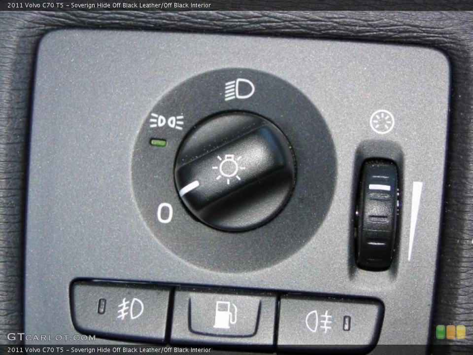 Soverign Hide Off Black Leather/Off Black Interior Controls for the 2011 Volvo C70 T5 #43333450