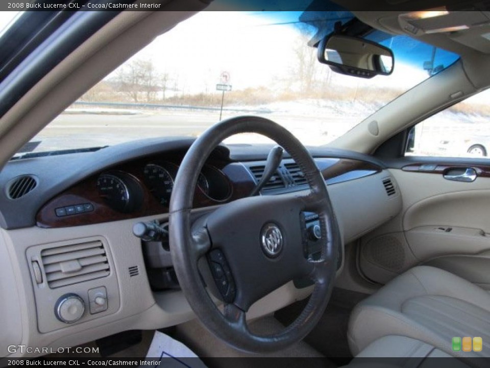 Cocoa/Cashmere Interior Dashboard for the 2008 Buick Lucerne CXL #43334599