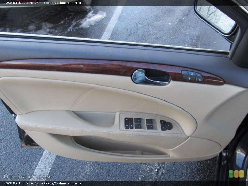 Cocoa/Cashmere Interior Door Panel for the 2008 Buick Lucerne CXL #43334607