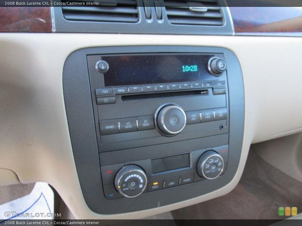 Cocoa/Cashmere Interior Controls for the 2008 Buick Lucerne CXL #43334631