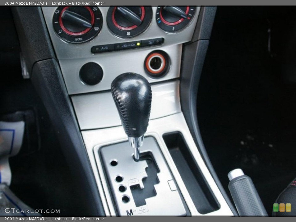 Black/Red Interior Transmission for the 2004 Mazda MAZDA3 s Hatchback #43336964