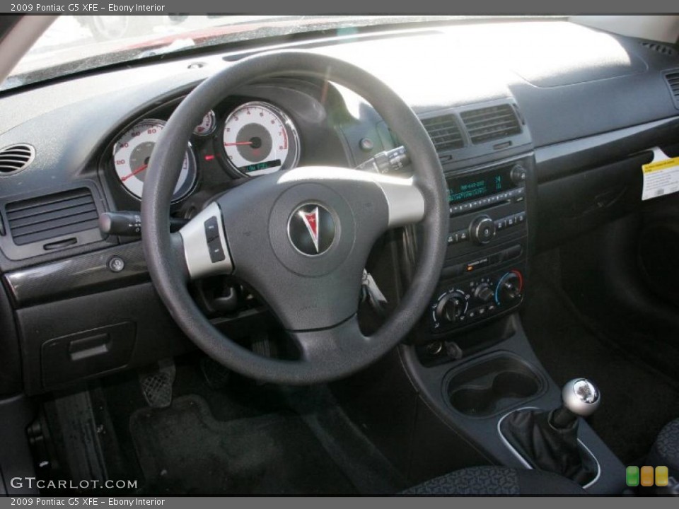 Ebony Interior Photo for the 2009 Pontiac G5 XFE #43337557