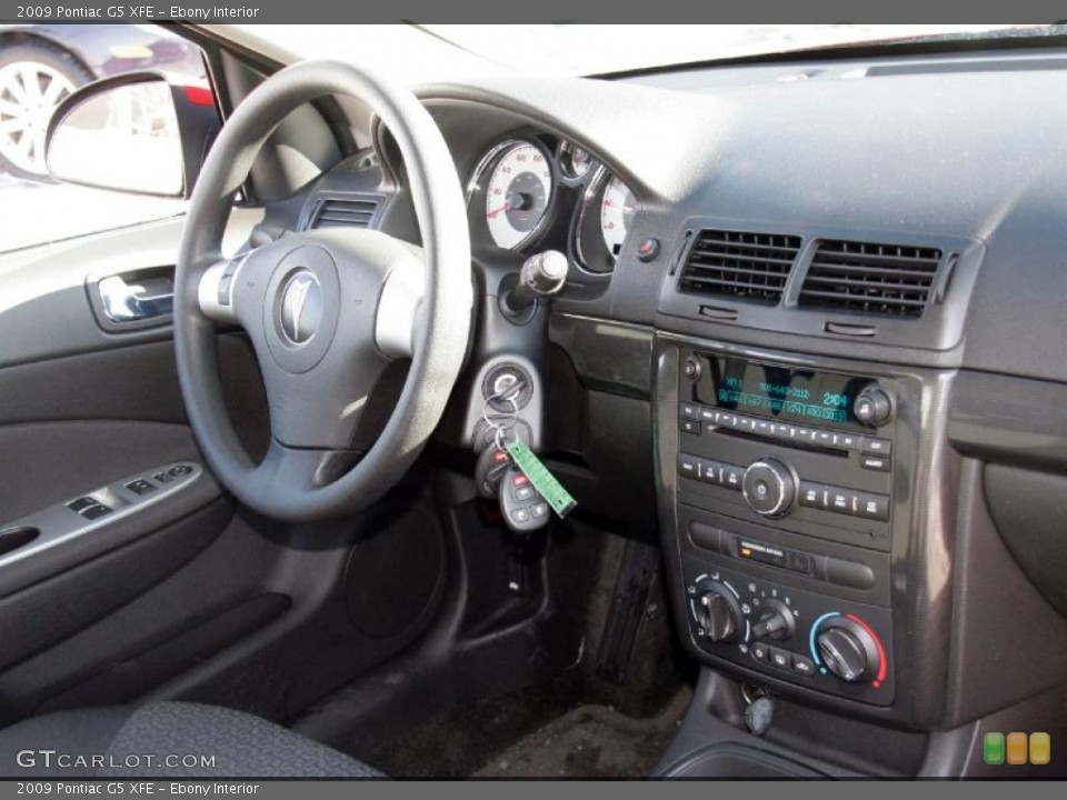 Ebony Interior Photo for the 2009 Pontiac G5 XFE #43337569