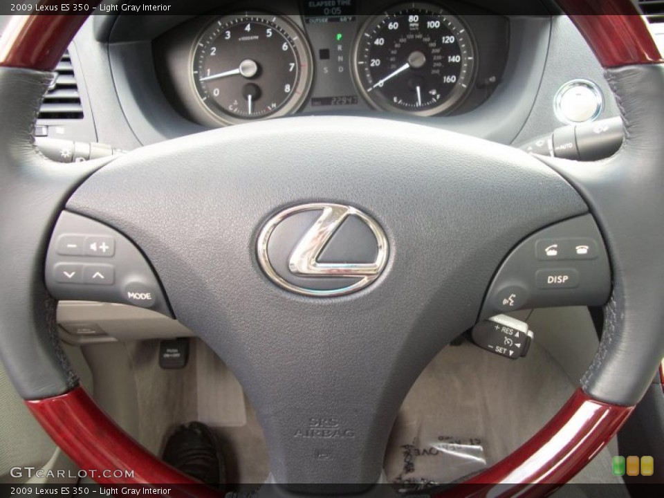 Light Gray Interior Steering Wheel for the 2009 Lexus ES 350 #43337685
