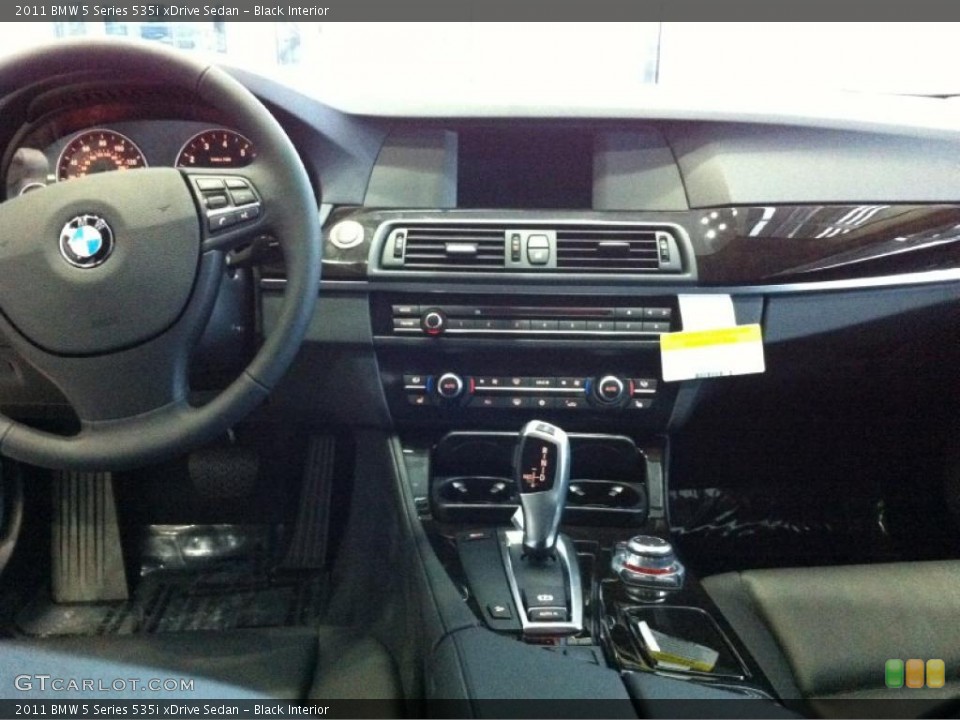 Black Interior Dashboard for the 2011 BMW 5 Series 535i xDrive Sedan #43341675