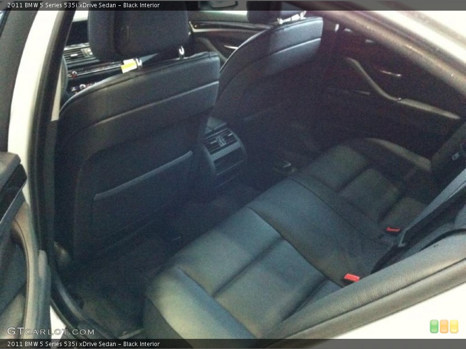 Black Interior Photo for the 2011 BMW 5 Series 535i xDrive Sedan #43341687