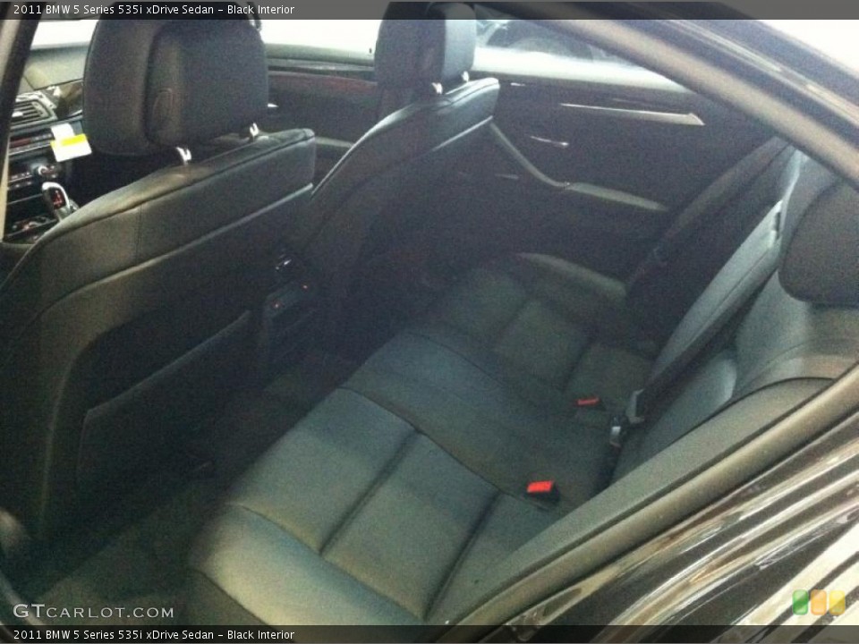 Black Interior Photo for the 2011 BMW 5 Series 535i xDrive Sedan #43342007