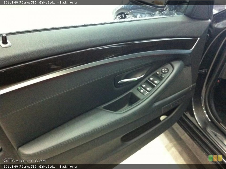 Black Interior Door Panel for the 2011 BMW 5 Series 535i xDrive Sedan #43342039