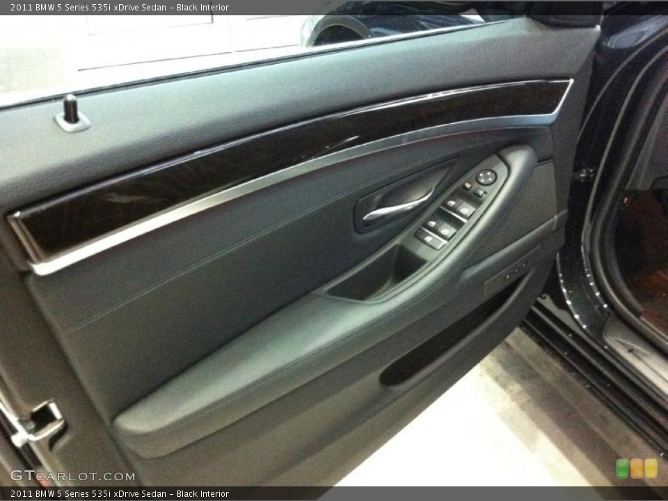 Black Interior Door Panel for the 2011 BMW 5 Series 535i xDrive Sedan #43342183