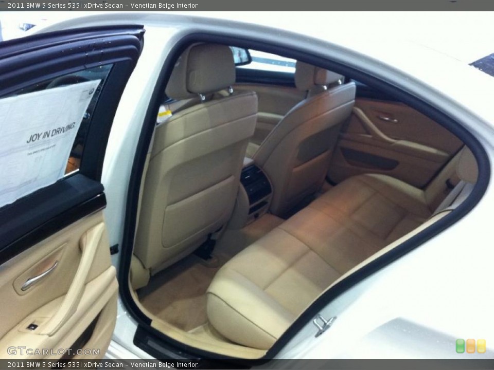 Venetian Beige Interior Photo for the 2011 BMW 5 Series 535i xDrive Sedan #43342363