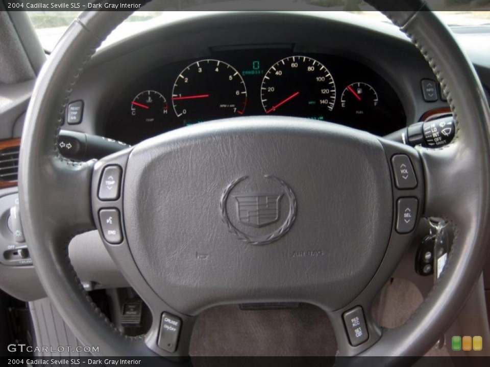 Dark Gray Interior Steering Wheel for the 2004 Cadillac Seville SLS #43342631