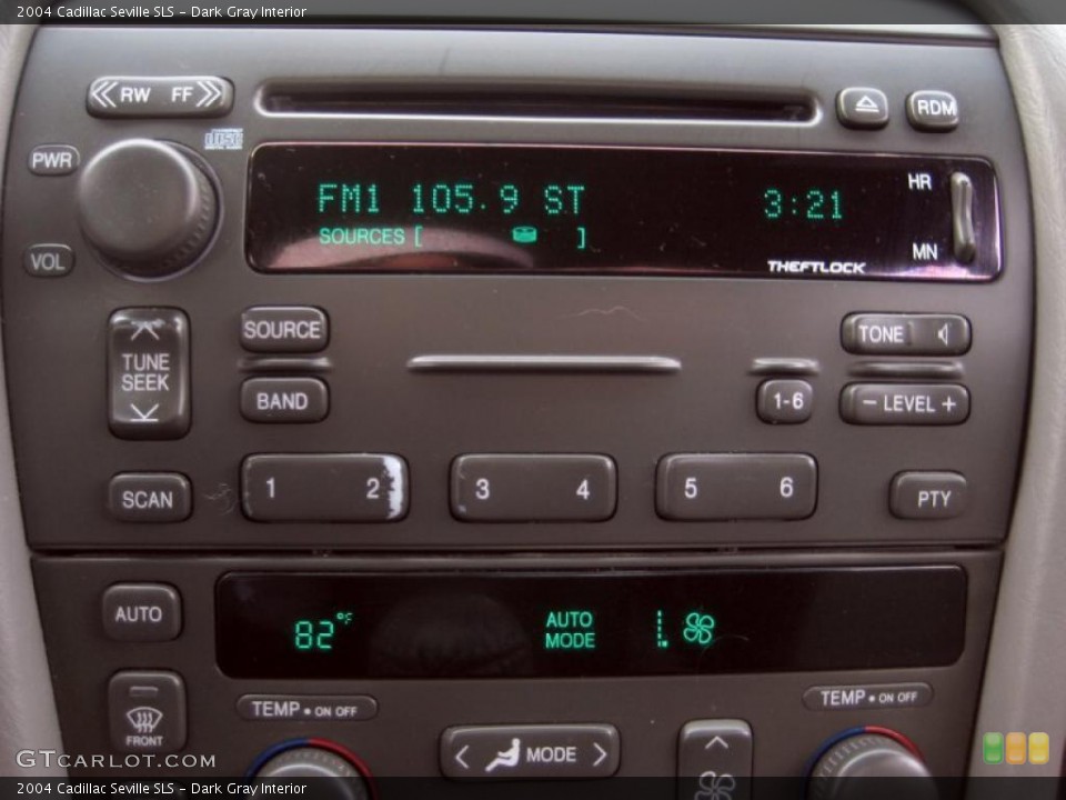 Dark Gray Interior Controls for the 2004 Cadillac Seville SLS #43342647