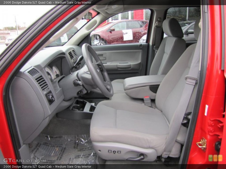 Medium Slate Gray Interior Photo for the 2006 Dodge Dakota SLT Quad Cab #43342995