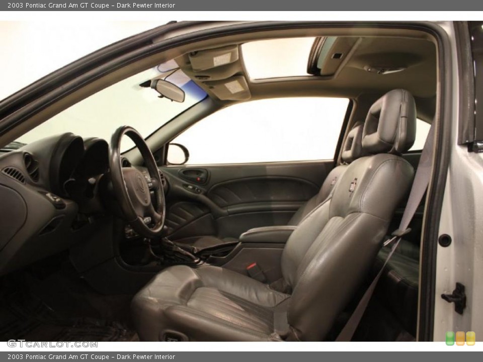Dark Pewter Interior Photo for the 2003 Pontiac Grand Am GT Coupe #43343303