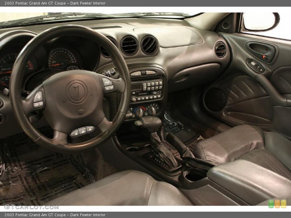 Dark Pewter Interior Dashboard for the 2003 Pontiac Grand Am GT Coupe #43343332