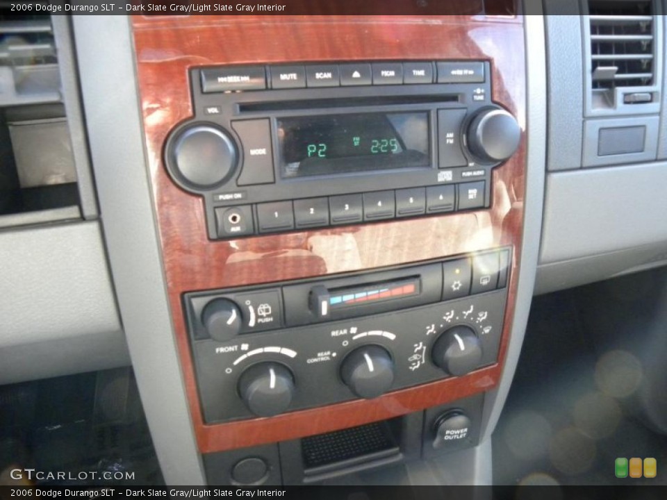 Dark Slate Gray/Light Slate Gray Interior Controls for the 2006 Dodge Durango SLT #43343851