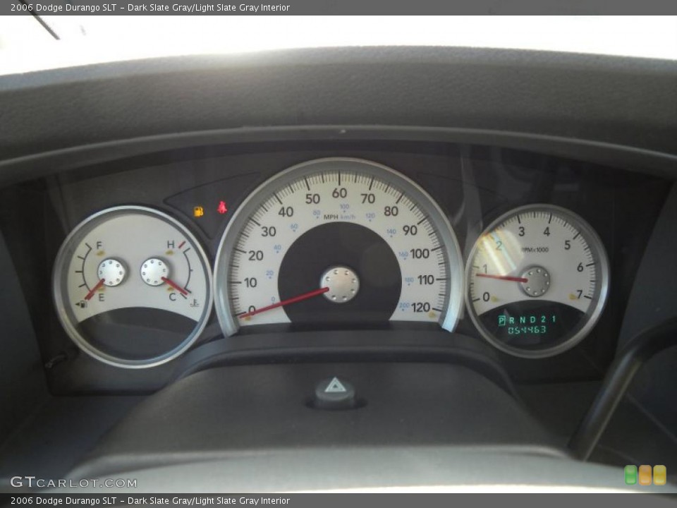 Dark Slate Gray/Light Slate Gray Interior Gauges for the 2006 Dodge Durango SLT #43343883