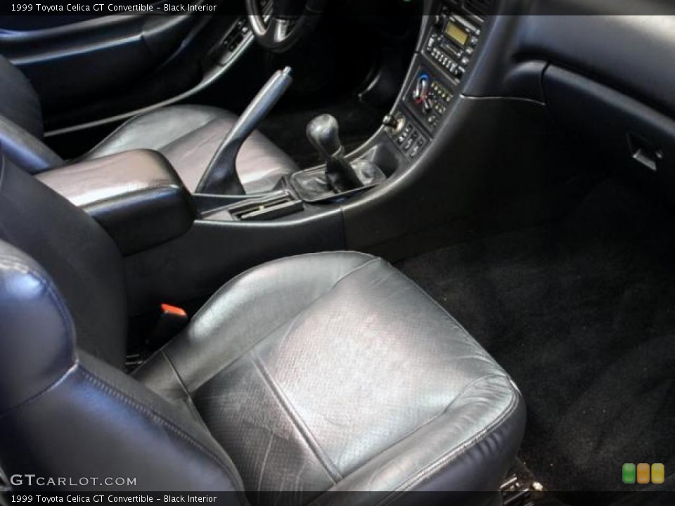 Black Interior Photo for the 1999 Toyota Celica GT Convertible #43344319