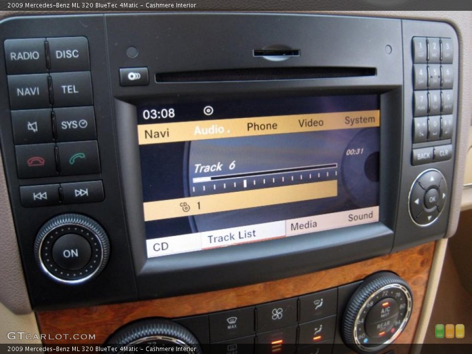 Cashmere Interior Controls for the 2009 Mercedes-Benz ML 320 BlueTec 4Matic #43344483