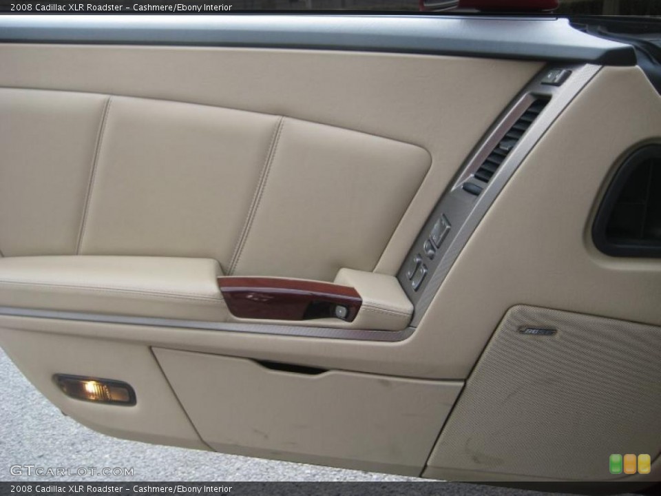 Cashmere/Ebony Interior Door Panel for the 2008 Cadillac XLR Roadster #43346451