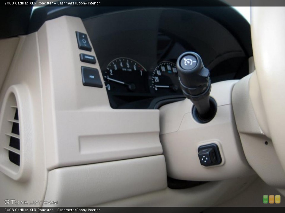 Cashmere/Ebony Interior Controls for the 2008 Cadillac XLR Roadster #43346463