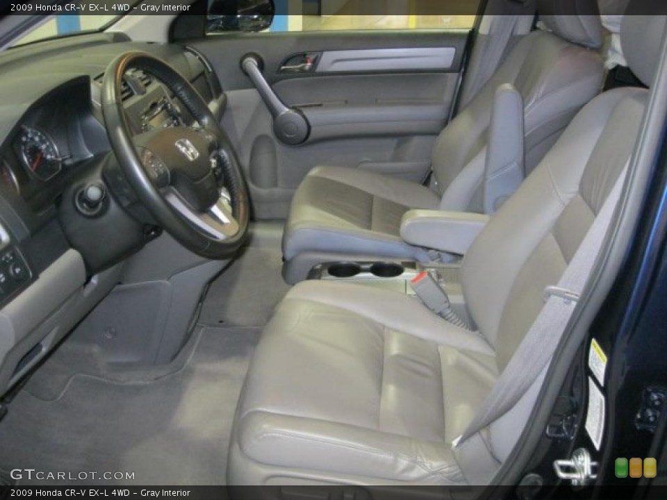 Gray Interior Photo for the 2009 Honda CR-V EX-L 4WD #43348363