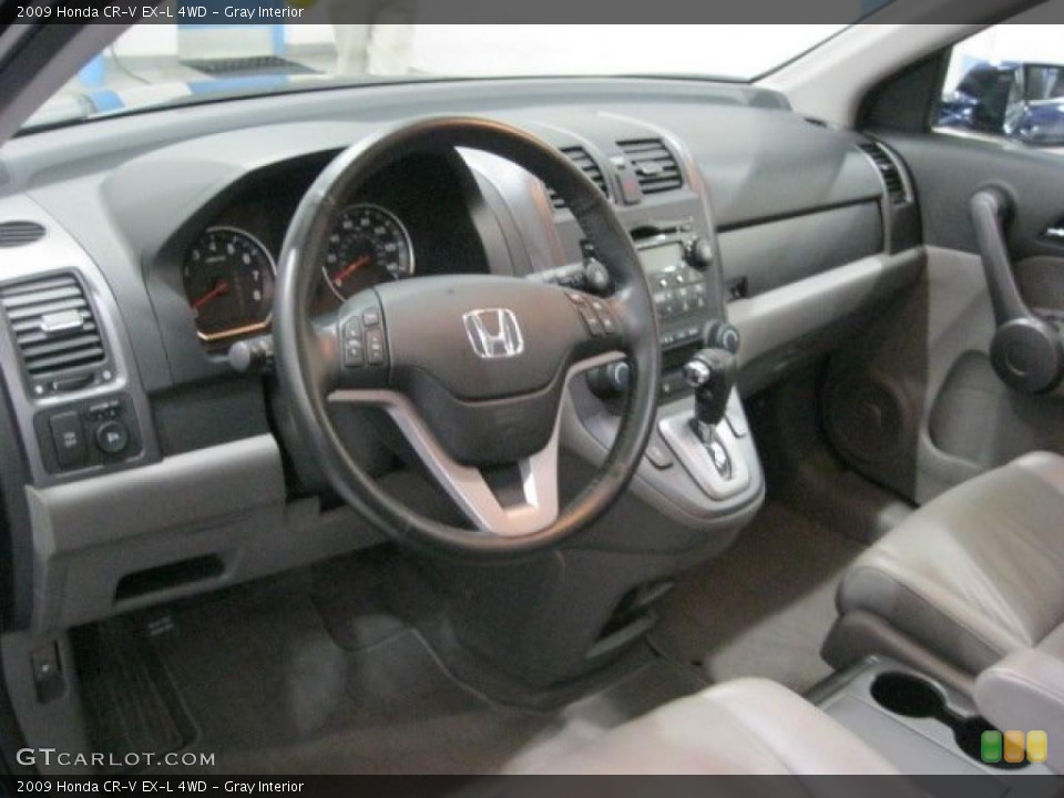 Gray Interior Dashboard for the 2009 Honda CR-V EX-L 4WD #43348379
