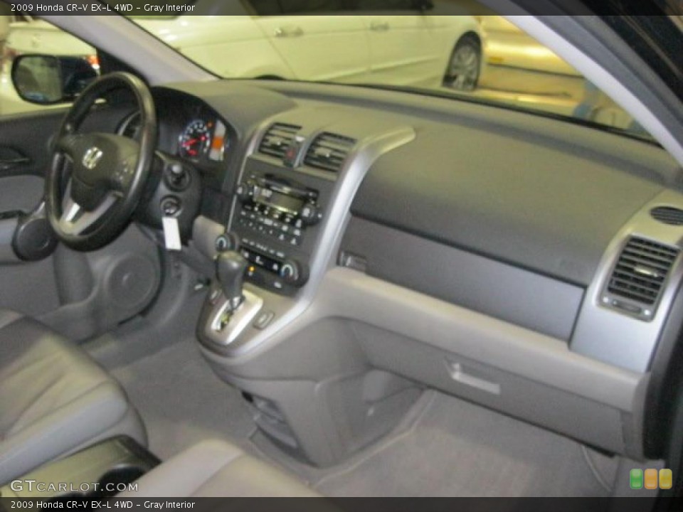 Gray Interior Dashboard for the 2009 Honda CR-V EX-L 4WD #43348623