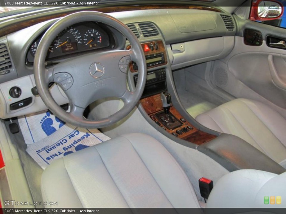Ash Interior Prime Interior for the 2003 Mercedes-Benz CLK 320 Cabriolet #43350495