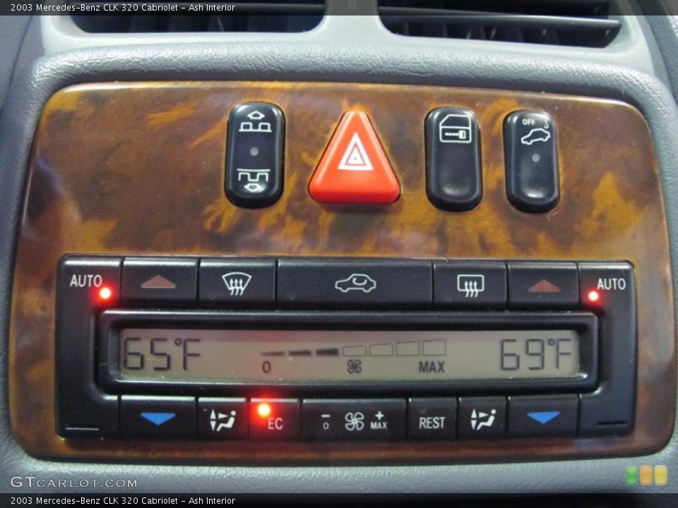 Ash Interior Controls for the 2003 Mercedes-Benz CLK 320 Cabriolet #43350571