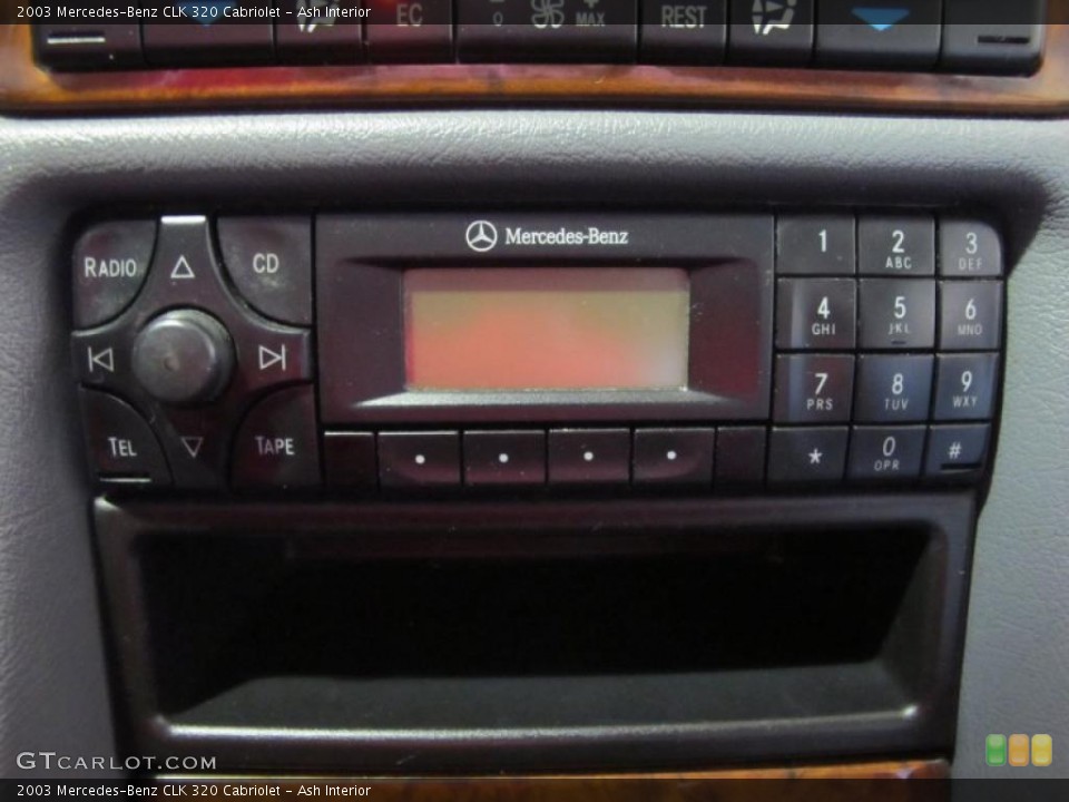 Ash Interior Controls for the 2003 Mercedes-Benz CLK 320 Cabriolet #43350587
