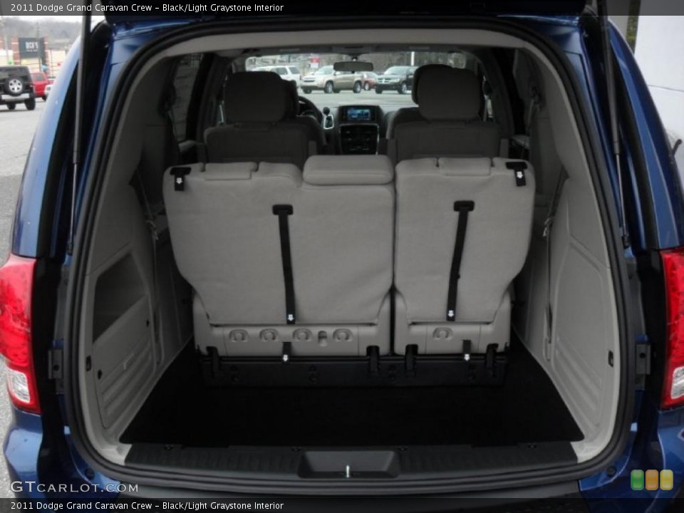 Black/Light Graystone Interior Trunk for the 2011 Dodge Grand Caravan Crew #43354319