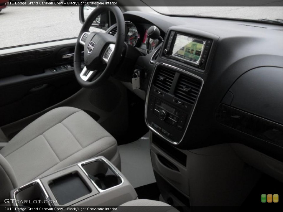 Black/Light Graystone Interior Dashboard for the 2011 Dodge Grand Caravan Crew #43354387