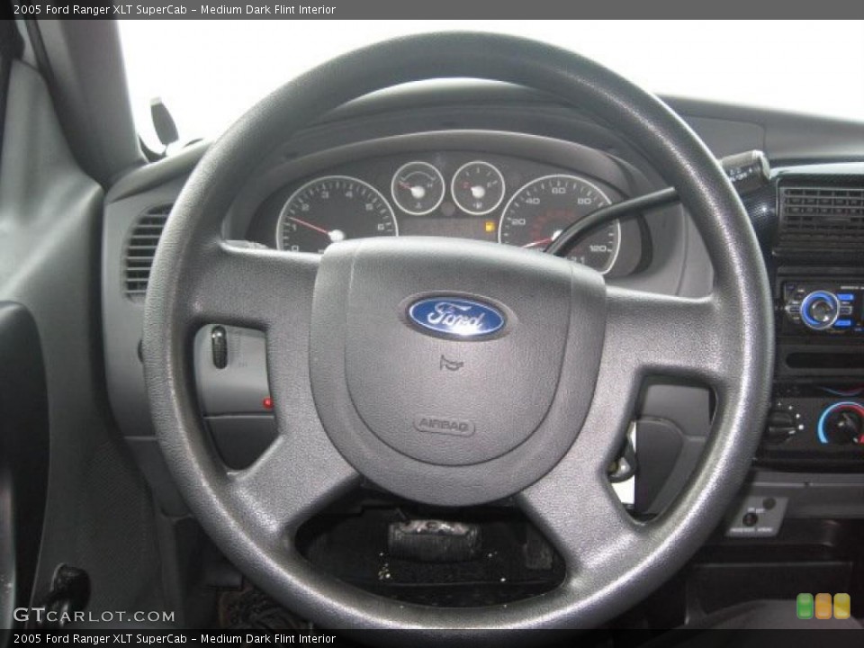 Medium Dark Flint Interior Steering Wheel for the 2005 Ford Ranger XLT SuperCab #43354919
