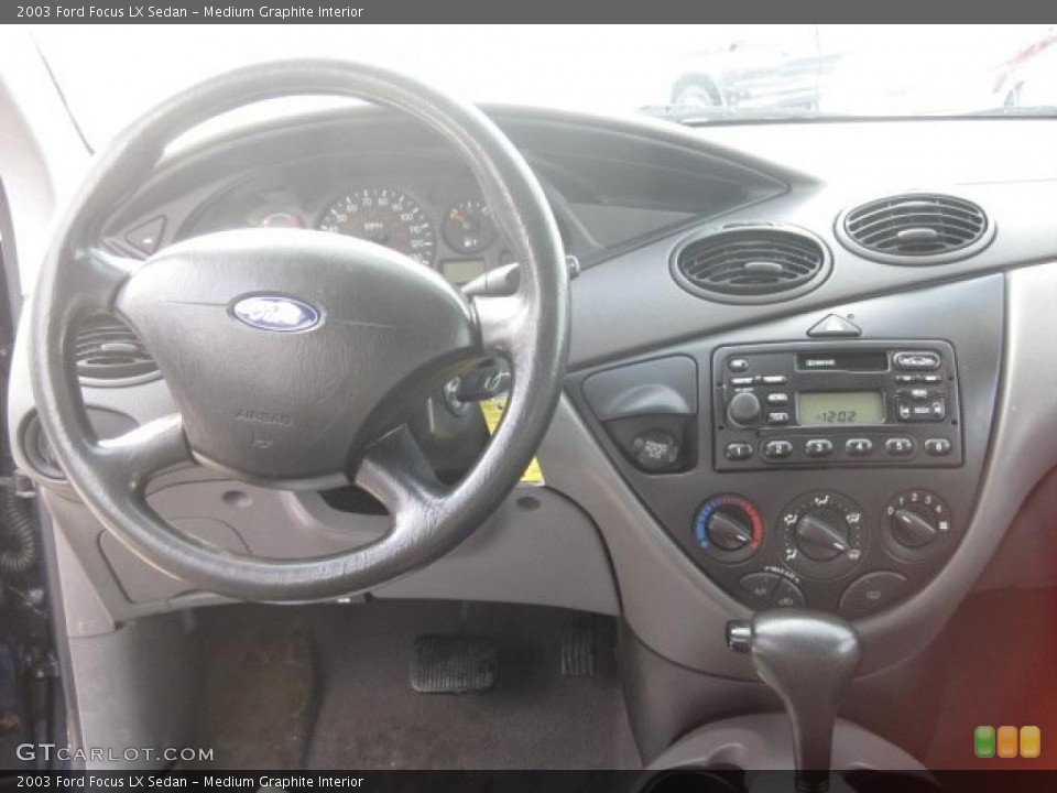 Medium Graphite Interior Dashboard for the 2003 Ford Focus LX Sedan #43355511