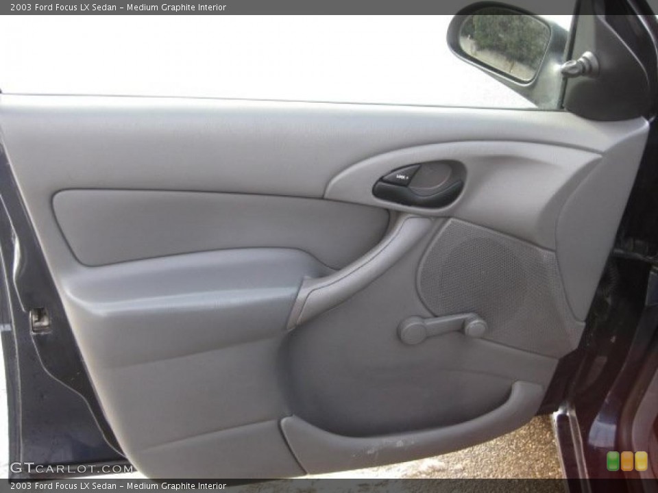 Medium Graphite Interior Door Panel for the 2003 Ford Focus LX Sedan #43355747