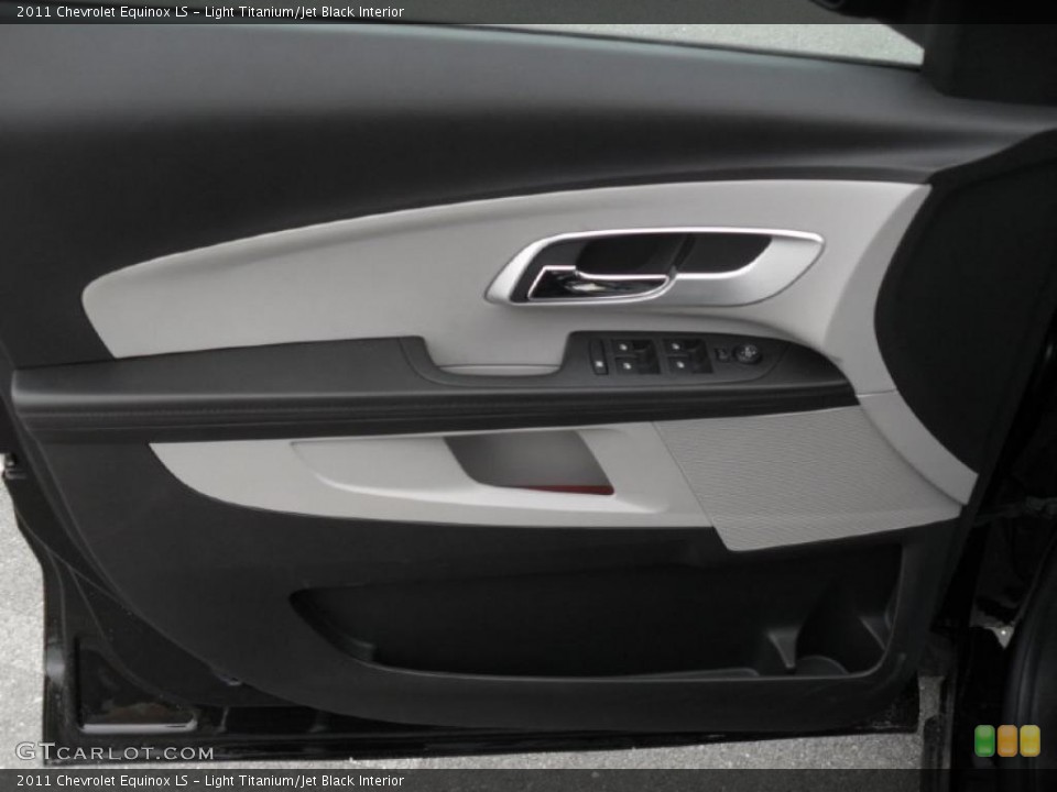 Light Titanium/Jet Black Interior Door Panel for the 2011 Chevrolet Equinox LS #43356283