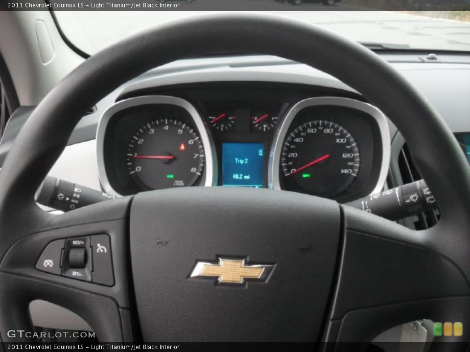 Light Titanium/Jet Black Interior Gauges for the 2011 Chevrolet Equinox LS #43356327