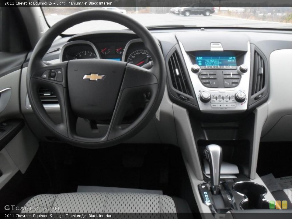 Light Titanium/Jet Black Interior Dashboard for the 2011 Chevrolet Equinox LS #43356375
