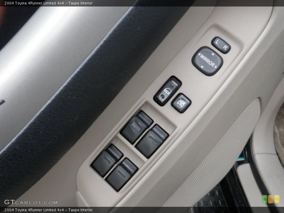 Taupe Interior Controls for the 2004 Toyota 4Runner Limited 4x4 #43358359