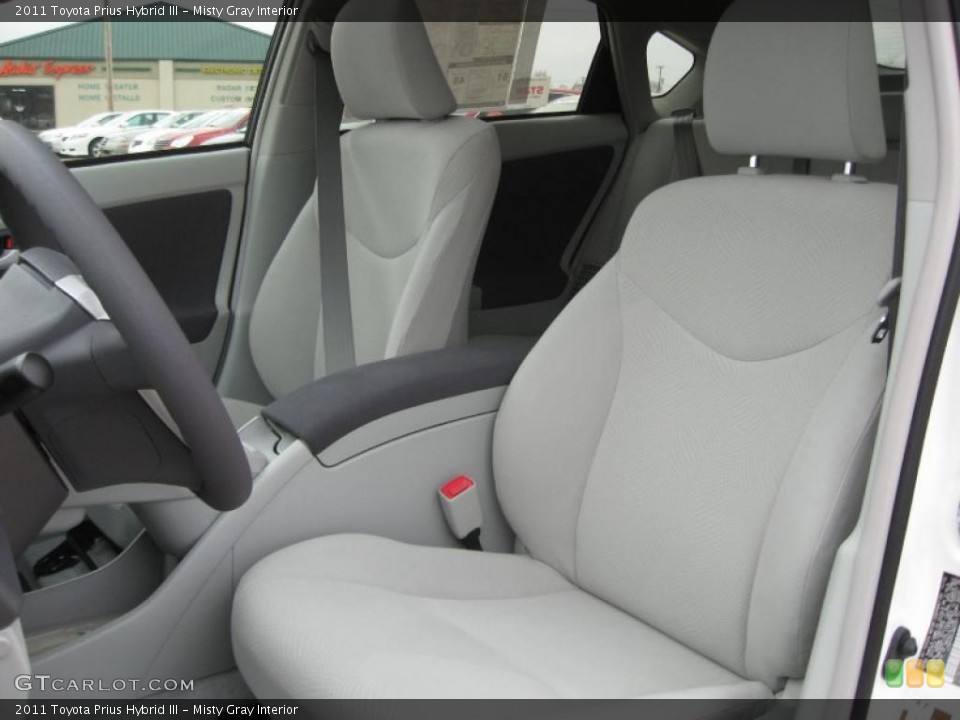 Misty Gray Interior Photo for the 2011 Toyota Prius Hybrid III #43359551