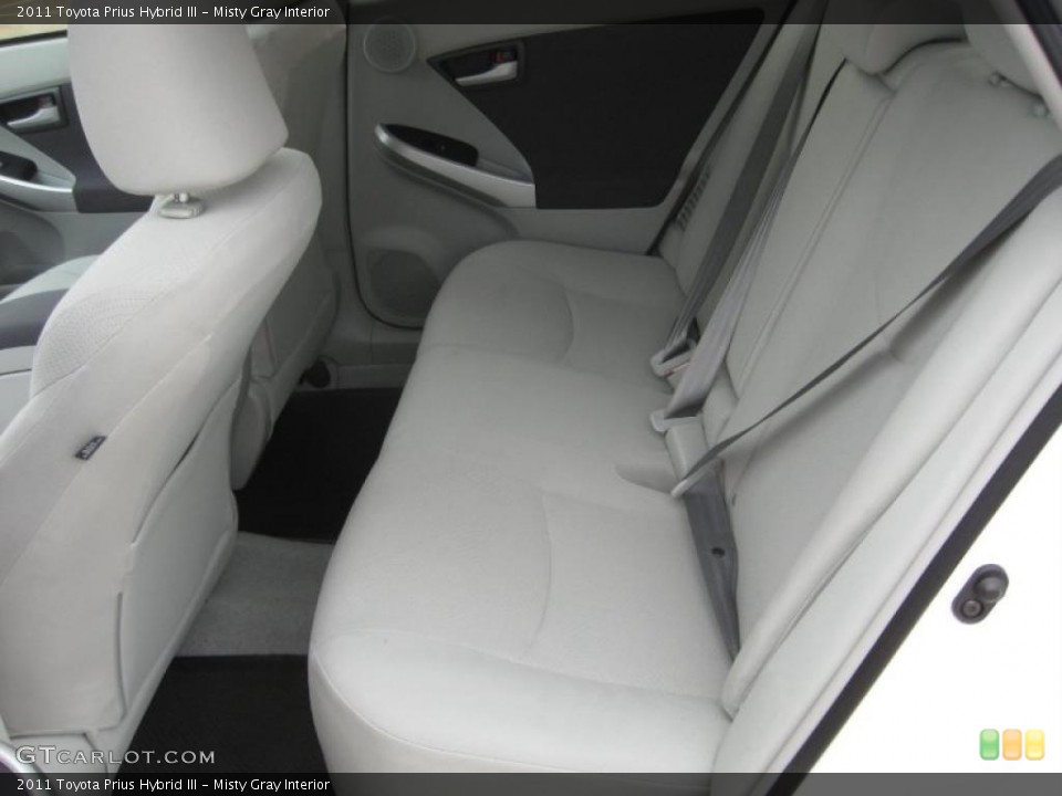 Misty Gray Interior Photo for the 2011 Toyota Prius Hybrid III #43359565