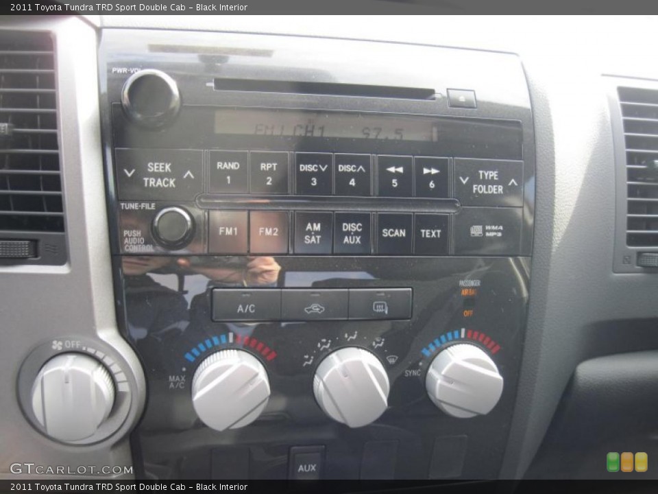 Black Interior Controls for the 2011 Toyota Tundra TRD Sport Double Cab #43361407