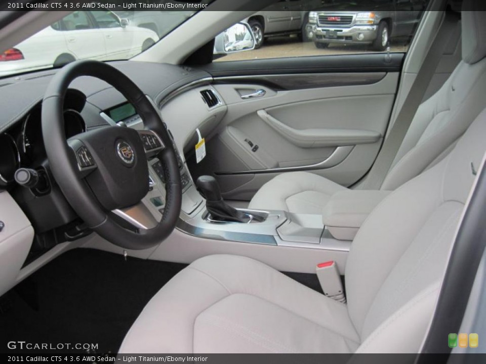 Light Titanium/Ebony Interior Photo for the 2011 Cadillac CTS 4 3.6 AWD Sedan #43361579