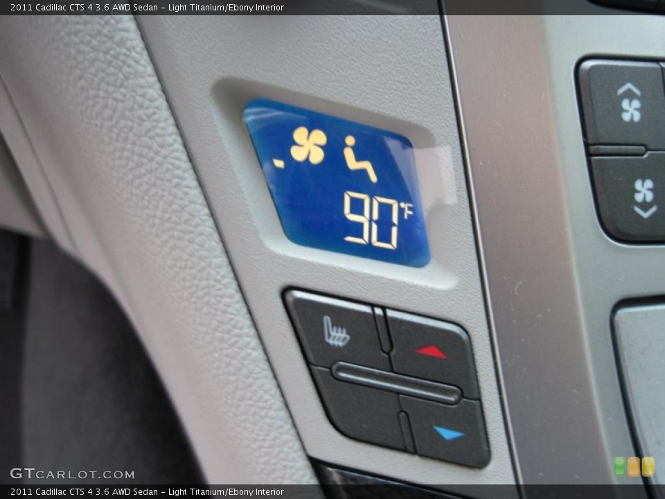 Light Titanium/Ebony Interior Controls for the 2011 Cadillac CTS 4 3.6 AWD Sedan #43361611