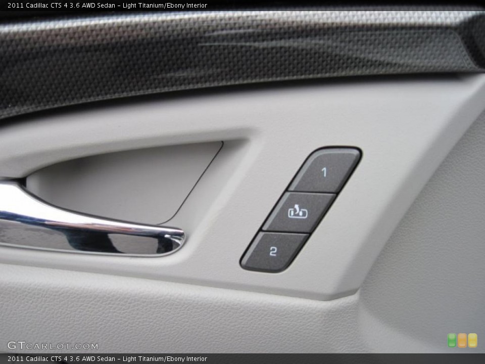 Light Titanium/Ebony Interior Controls for the 2011 Cadillac CTS 4 3.6 AWD Sedan #43361631