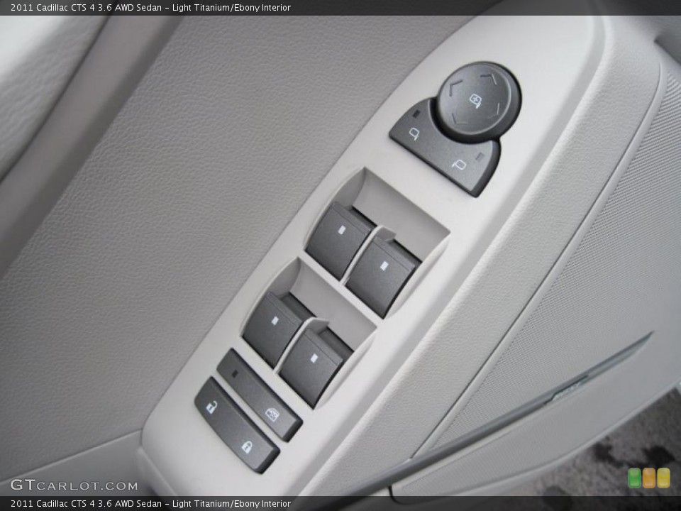 Light Titanium/Ebony Interior Controls for the 2011 Cadillac CTS 4 3.6 AWD Sedan #43361647