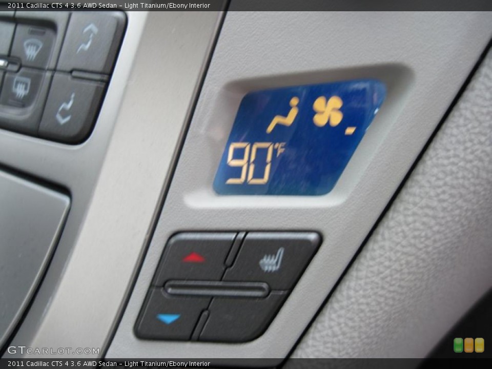 Light Titanium/Ebony Interior Controls for the 2011 Cadillac CTS 4 3.6 AWD Sedan #43361735