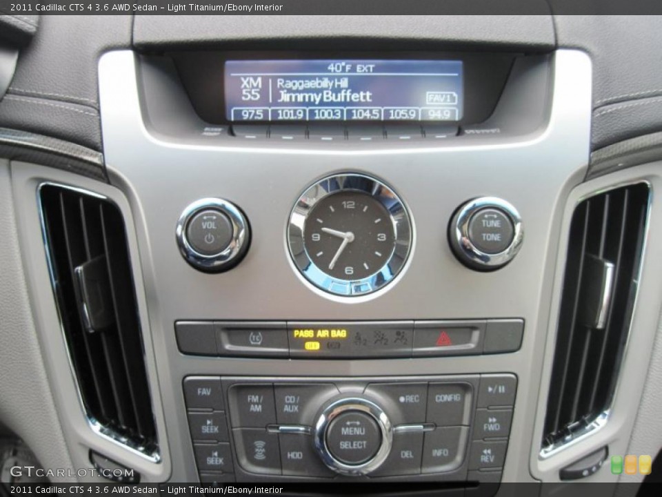 Light Titanium/Ebony Interior Controls for the 2011 Cadillac CTS 4 3.6 AWD Sedan #43361783