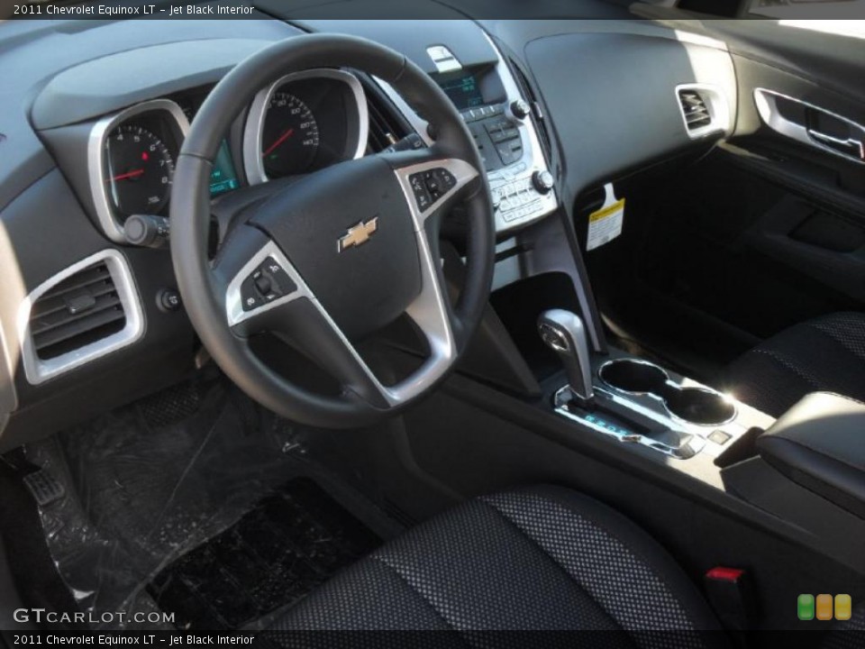 Jet Black Interior Prime Interior for the 2011 Chevrolet Equinox LT #43362107
